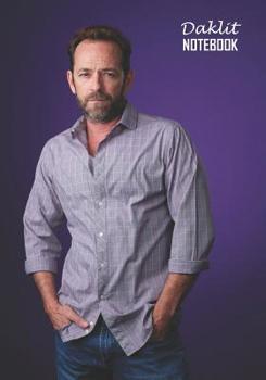 Paperback Notebook: Luke Perry Medium College Ruled Notebook 129 Pages Lined 7 X 10 in (17.78 X 25.4 CM) Book