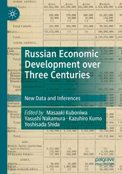 Paperback Russian Economic Development Over Three Centuries: New Data and Inferences Book