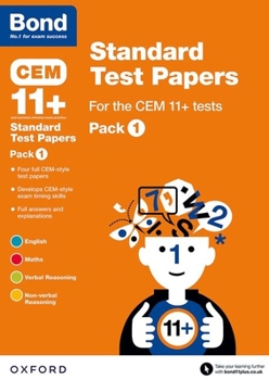 Paperback Bond 11+: Cem: Standard Test Paperspack 1 Book