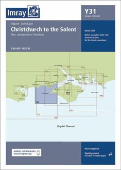 Map Imray Chart Y31: Christchurch to the Solent (Small Format) (Y Charts) Book