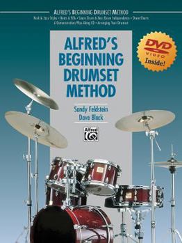Paperback Alfred's Drumset Method: Book & DVD (Hard Case) Book
