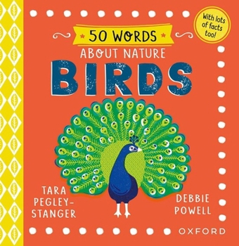 Hardcover Oxford University Press 50 Words About Nature Birds. Book