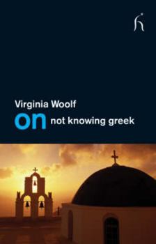 Paperback ON NOT KNOWING GREEK (On Series) Book