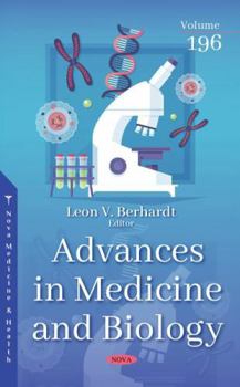 Hardcover Advances in Medicine and Biology (196) Book