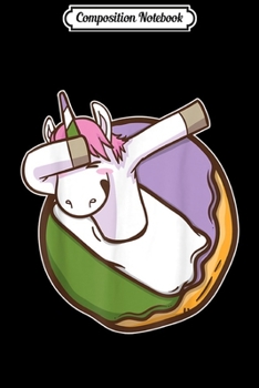 Paperback Composition Notebook: Genderqueer Dabbing Unicorn Gay Rights Pride Week Journal/Notebook Blank Lined Ruled 6x9 100 Pages Book