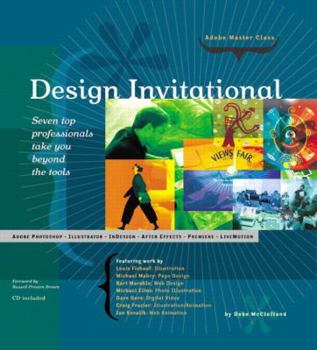 Paperback Adobe Master Class Designer's Invitational [With CDROM] Book
