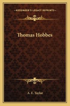 Paperback Thomas Hobbes Book