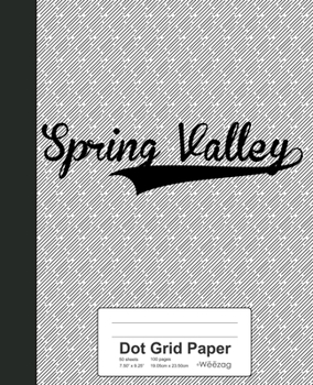 Paperback Dot Grid Paper: SPRING VALLEY Notebook Book