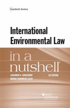 Paperback International Environmental Law in a Nutshell Book