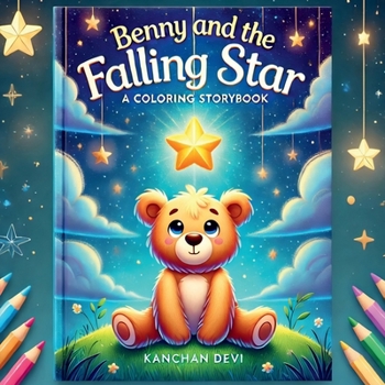 Paperback Benny and the Falling Star: Colouring Story Book