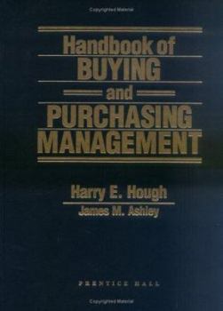Hardcover Handbook of Buying and Purchasing Management Book