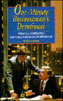 Paperback The One-Minute Businessman's Devotional Book