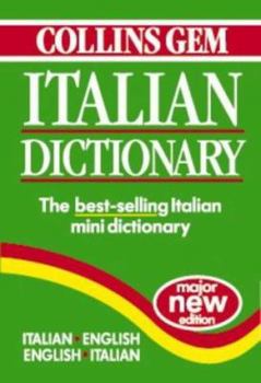 Paperback Collins Gem Italian Dictionary: Italian-English English-Italian Book