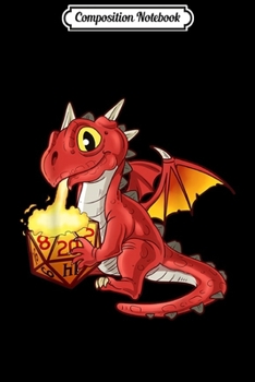 Composition Notebook: Table Top Gaming Gif Dragon Dice RPG Dragons D20  Journal/Notebook Blank Lined Ruled 6x9 100 Pages