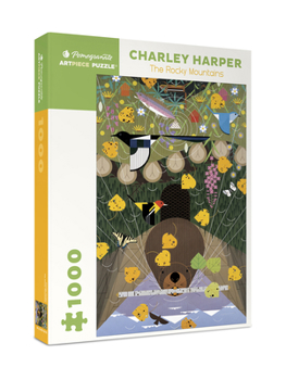 Toy Charley Harper: The Rocky Mountains 1,000-Piece Jigsaw Puzzle Book