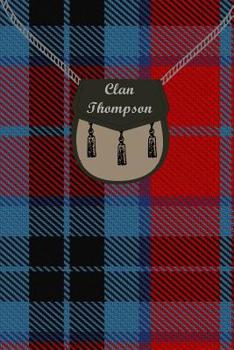 Paperback Clan Thompson Tartan Journal/Notebook Book