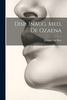 Paperback Disp. Inaug. Med. De Ozaena Book