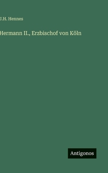 Hardcover Hermann II., Erzbischof von Köln [German] Book