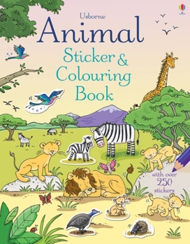 Animal Sticker And Colouring Book - Book  of the Sticker and Colouring Books