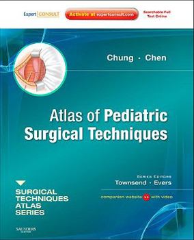 Hardcover Atlas of Pediatric Surgical Techniques: (a Volume in the Surgical Techniques Atlas Series) (Expert Consult - Online and Print) [With Access Code] Book
