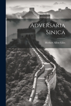 Paperback Adversaria Sinica Book