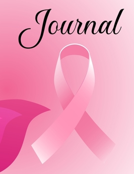 Paperback Journal: Black and Pink Journal Notebook for Breast Cancer Survivors, (Breast Cancer Awareness Gift, Cancer Journal, Breast Can Book