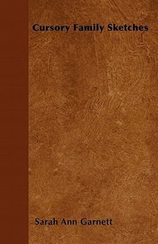 Paperback Cursory Family Sketches Book