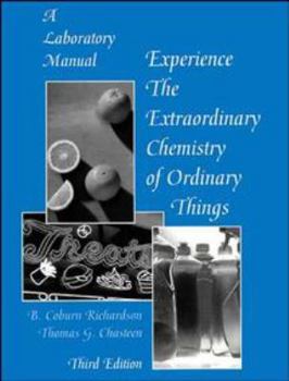 Paperback The Extraordinary Chemistry of Ordinary Things, Laboratory Manual Book