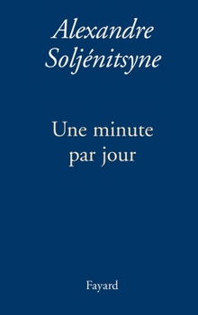 Paperback Une minute par jour [French] Book