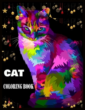 Paperback Cat Coloring Book: Stress Relieving Designs Book