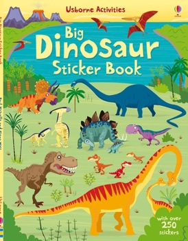 Paperback Big Dinosaur Sticker Book