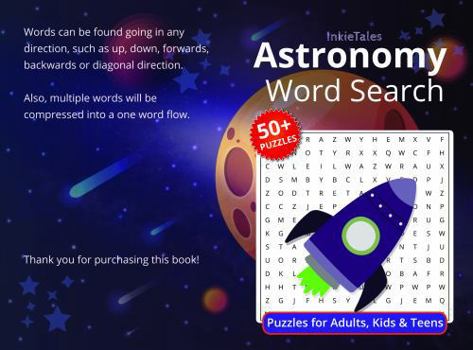 Astronomy Word Search Puzzles: Word Searches with Easy to Read Print About Astronomy, Planets, Stars and More | 6x9 inches, 111 pages | 50+ Puzzles...Gift for Vacations, Holidays & Relaxing Times