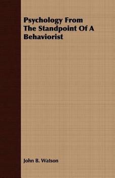 Paperback Psychology from the Standpoint of a Behaviorist Book