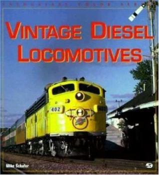 Paperback Vintage Diesel Locomotives Book