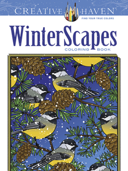 Paperback Creative Haven Winterscapes Coloring Book