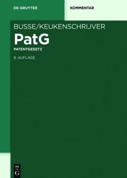 Hardcover Patentgesetz (De Gruyter Kommentar) (German Edition) [German] Book