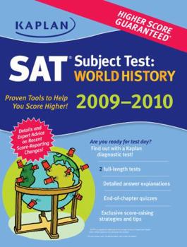 Paperback Kaplan SAT Subject Test: World History 2009-2010 Edition Book