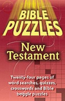 Paperback Bible Puzzles New Testament: E4686 - Crosswords & Crostic Puzzles Book