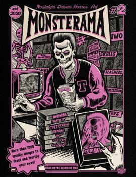 Paperback Monsterama No. 2: Nostalgia Driven Horror Art Book