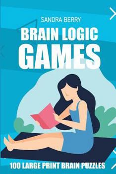 Paperback Brain Logic Games: Tripod Sudoku Puzzles - 100 Large Print Brain Puzzles Book