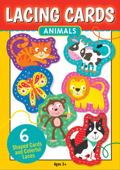 Misc. Animals Lacing Cards (Set of 6 Cards) Book