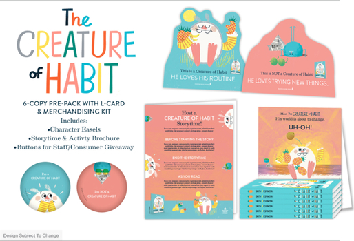 Hardcover Creature of Habit 6-Copy Pre-Pack with l-Card and Merchandising Kit Book