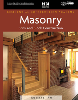 Hardcover Residential Construction Academy: Masonry, Brick and Block Construction Book