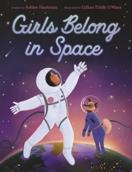 Library Binding Girls Belong in Space Book