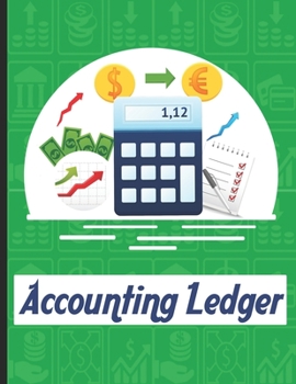 accounting ledgers for bookkeeping: Accounting General Ledge, sustained and long lasting tracking and record keeping Size:8.5"x11" in 100