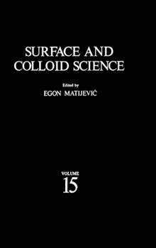 Hardcover Surface and Colloid Science Book