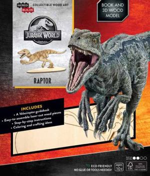 Loose Leaf IncrediBuilds: Jurassic World: Raptor Book and 3D Wood Model Book