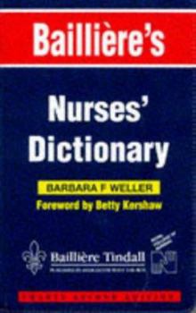 Paperback Bailliere's Nurses' Dictionary Book