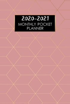 Paperback 2020-2021 Monthly Pocker Planner: 2 Year Pocket Planner - 24 Month Calendar with Federal Holidays - Organizer Journal - Two Yearly Planner Book