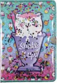 Hardcover Shake It Up! Shaker Confetti Diary Book